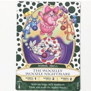 20/$20 Disney Winnie the Pooh Woozles Magic Kingdom Sorcerer Cards